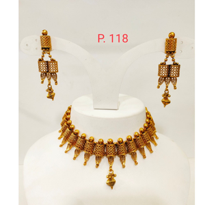 Unique antique design with choker gold plated