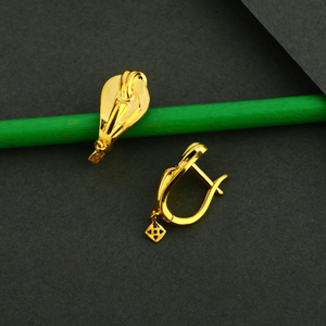 18CT Gold plain Bali LFB11