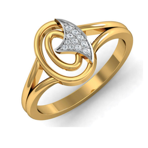 14KT GOLD OVAL SHAPE RING