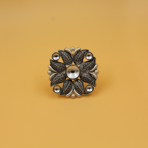 92.5 ANTIQUE SILVER RING SL R047