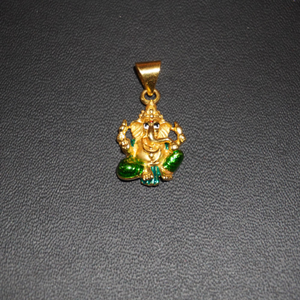 22k Gold Delicate Plain Pendants 736R230