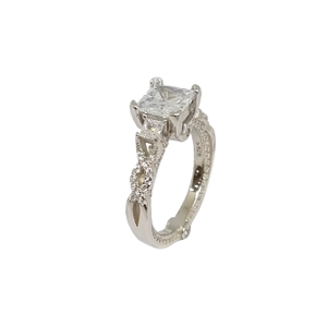 925 Sterling Silver Diamond Ring For Your Lov