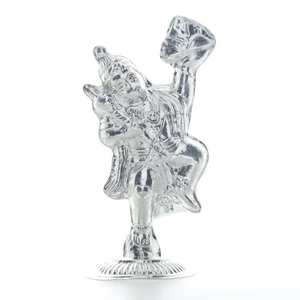 Silver Hanuman Idol For Pooja
