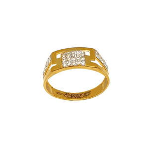 22K Gold CZ Diamond Ring MGA - GRG0203