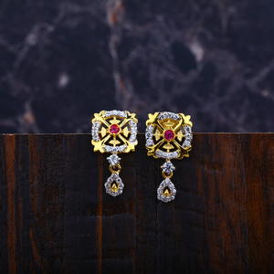 Ladies Fancy Cz Earrings-LFE17