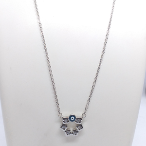 Silver 925 Evil Eye Ladies Chain Pendant