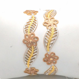 Gold Hallmark Cnc Patla Bangle - CP757B