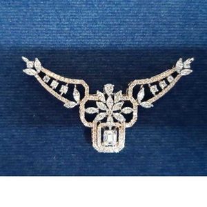 Stylish Diamond Magalsutra Pendant 