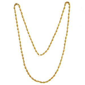 1 gram gold forming tulsi mala chain mga - tl