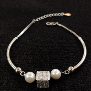 92.5 silver with classical moti ladies bracel