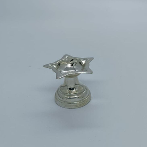 Silver Pooja Item Star Design Diva