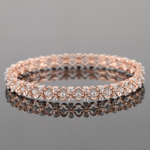 18kt designer diamond bangle 