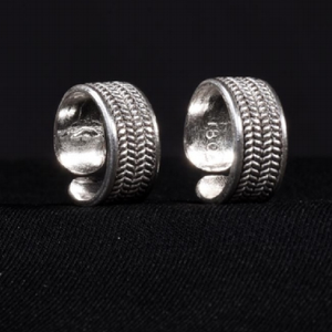 Silver Modern Design Toe Rings