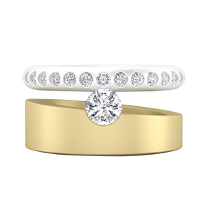 14KT GOLD SPRING RING