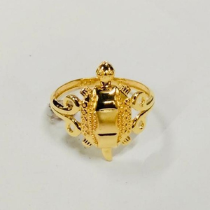 Gold divine women ring