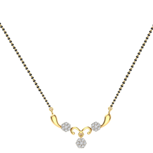 Gold Diamond Mangalsutra