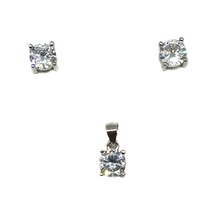 925 sterling silver round shape solitaire pen