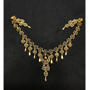 22K Gold Trendy Necklace Set
