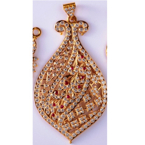 22kt gold cz Close Setting Light Weight fancy