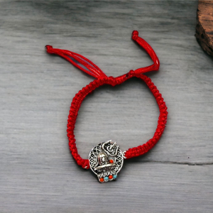 925 Silver Shivling Design Rakhi