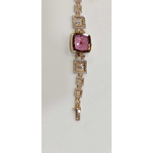 18k Ladies Fancy Gold Watch G-2710