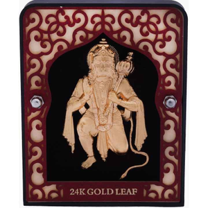 24K GOLD LEAF HANUMANJI FRAME