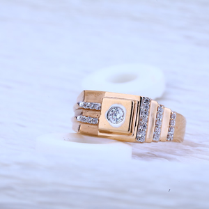 750 Rose Gold Ring RMR37