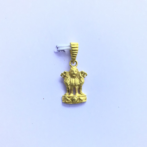 FANCY STATE EMBLEM GOLD PENDANT