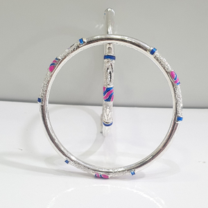 92.5 Silver Fancy Minakari Kadli