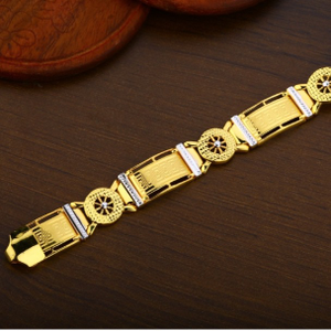 22 carat gold fancy gents bracelet RH-GB900