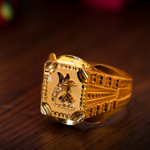 22K PLAIN JENTS RING
