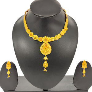999 Gold Plated Necklace Set