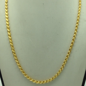 Gold Hollow Chain JDJ1001