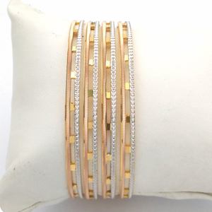 GOLD HALLMARK RAWA BANGLE - 2LR1011