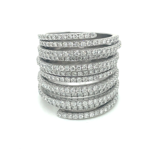 Party Wear Diamond Ring 10k Gold & Natura