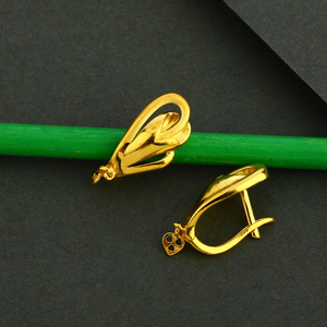 18KT Gold Hallmark  Plain Bali LFB50