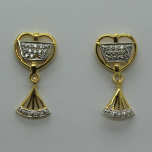 22k fancy light weight earrings