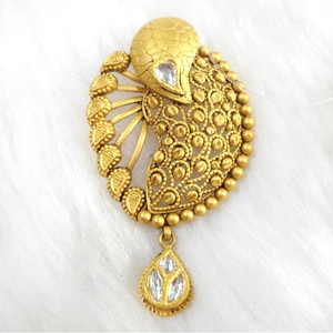 916 gold antique mango design pendant set rhj