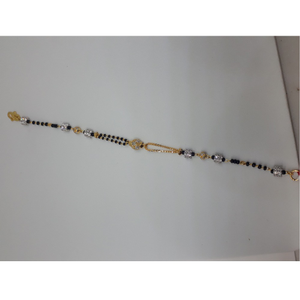 916 Gold CZ Light Weight Mangalsutra Bracelet