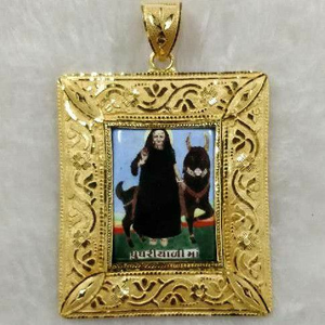 916 gold ghughariyali meladi maa photo pendan