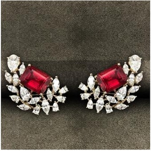 9KT Stylish Swarovski Women Earring