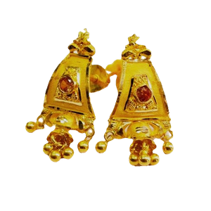 916 gold Singla diamond traditional Design ea