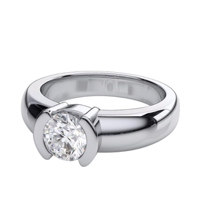 14kt solitaire ring