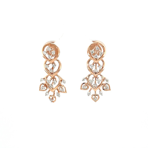 Trio Tear Drop Hanging Mini Chandlier Earring