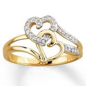 First love cz diamond ring lr 007