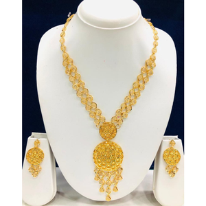 916 Gold Classic Necklace Set For wedding
