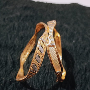 916 Gold Unique Copper Kadli Bangle SGC39