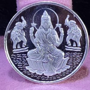 999 Silver Ten Gram Laxmi Ji Silver Coin