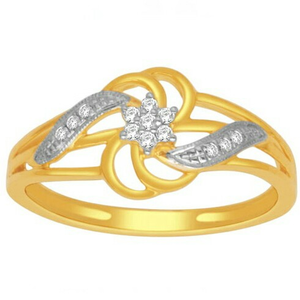 18k gold real diamond ring mga - rdr0041
