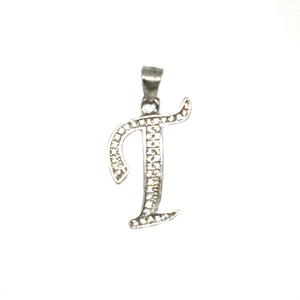 925 Sterling Silver Alphabet (Letter T) Penda